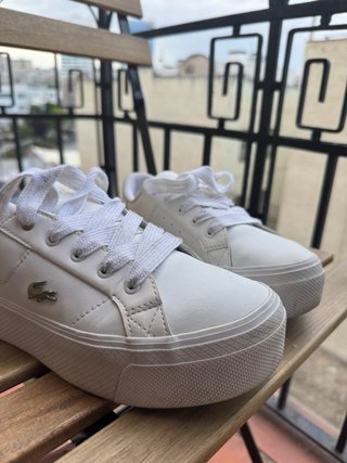Zapatillas Lacoste Blancas Mujer Talla 37
