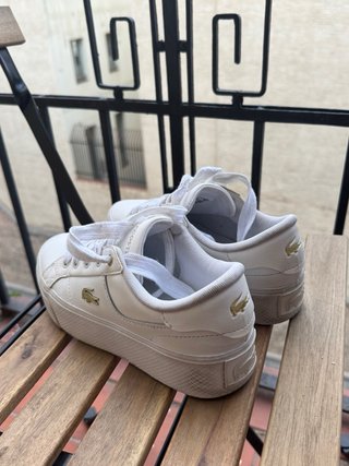 Zapatillas Lacoste Blancas Mujer Talla 37