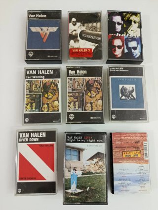 9 Van Halen  Cintas Cassettes ELIGE