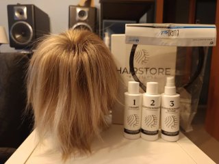 Peluca alta calidad HAIRSTORE cabello rubio mechas