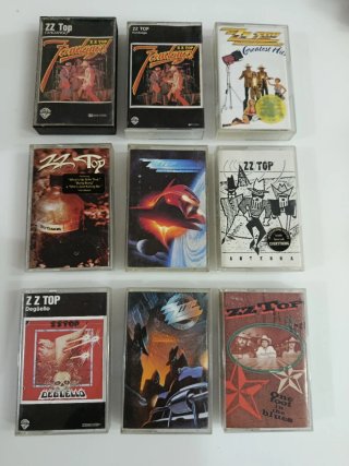 9 ZZ TOP Cintas Cassettes ELIGE
