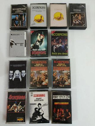 13 SCORPIONS Cintas Cassettes ELIGE