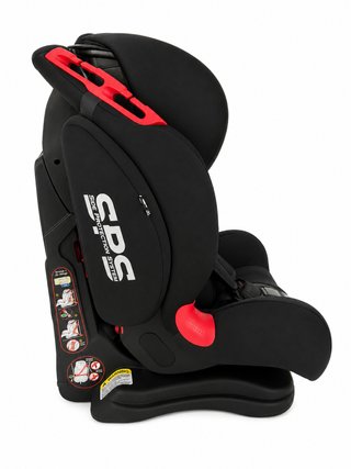 Silla coche grupo 1-2-3 negra