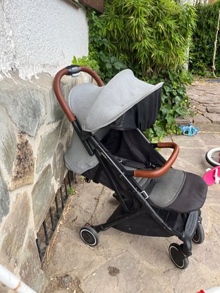 Carrito Jane gris y marrón