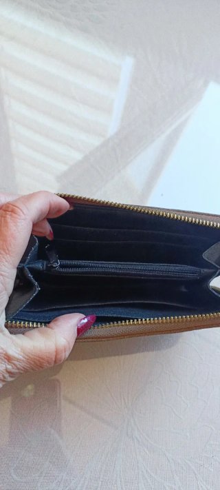 Cartera de mujer marrón