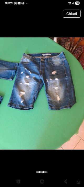Pantaloncini jeans uomo