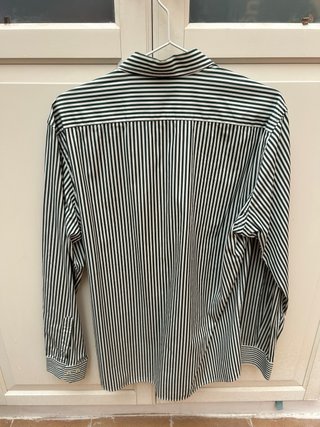 Camisa Rayas Verde y Blanco Purificación García