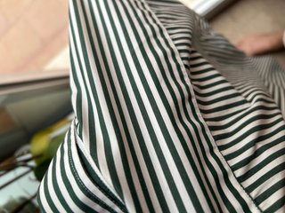 Camisa Rayas Verde y Blanco Purificación García