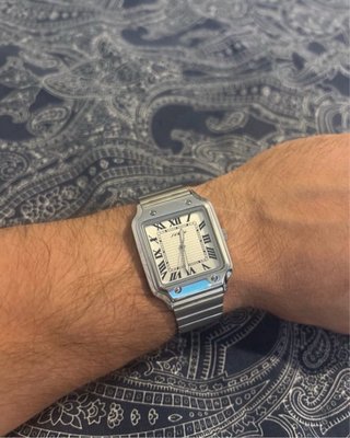 Reloj plateado