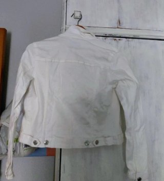 Cazadora blanca vaquera