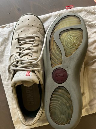 Zapatillas Camper Piel Beige Talla 43