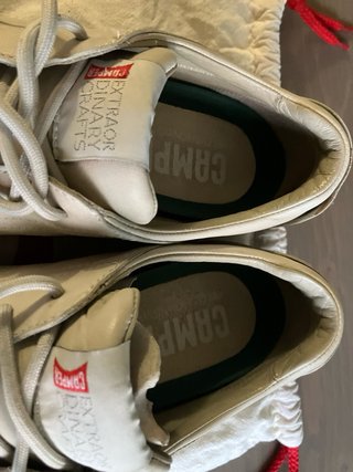 Zapatillas Camper Piel Beige Talla 43