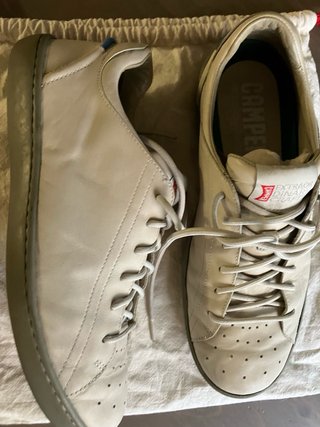 Zapatillas Camper Piel Beige Talla 43