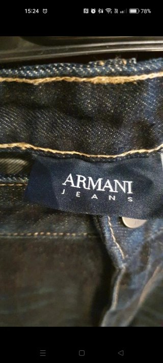 Jeans Armani Blu Tg 34 Nuovo