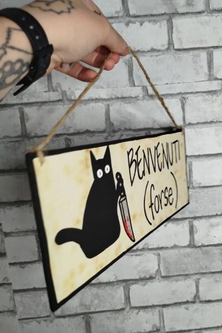 Fuoriporta gatto con coltello