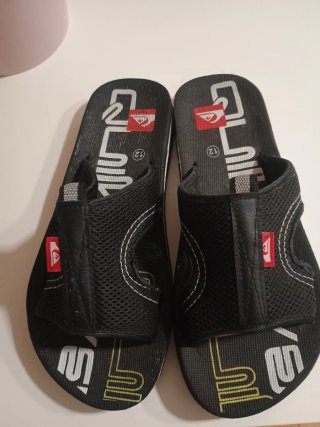 Chancletas Quiksilver Caballero Negras