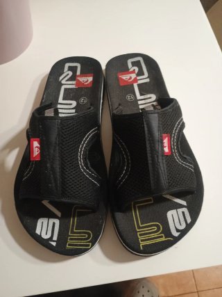 Chancletas Quiksilver Caballero Negras