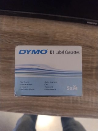Cintas Dymo D1 9mm x 7m