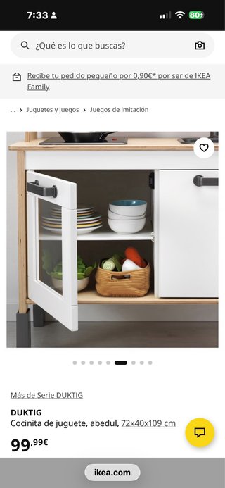 Cocinita de juguete DUKTIG IKEA  Muy bonita