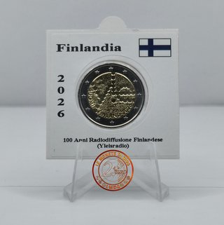 2 Euro Finlandia 2026 FDC Yleisradio