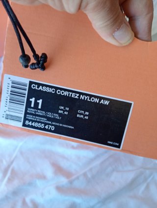 Zapatillas Nike Cortez Nylon AW Azul/Verde