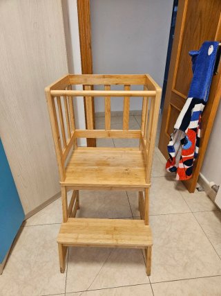 Torre de aprendizaje madera bambú