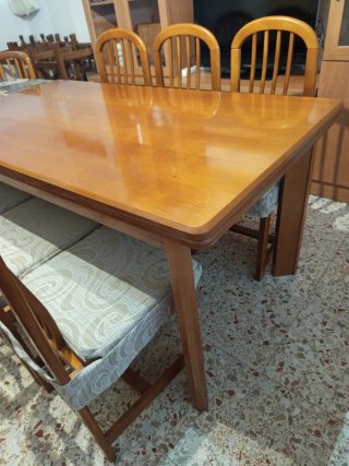 Mesa comedor extensible grande