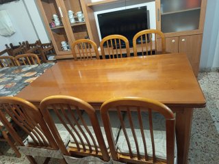 Mesa comedor extensible grande