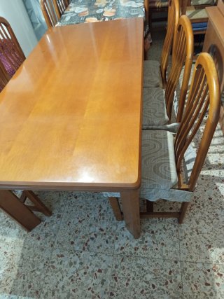 Mesa comedor extensible grande