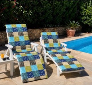 Conjunto 2 Cojines Tumbona Piscina