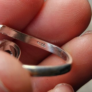 Anillo Plata 925 Topacio Místico Ajustable