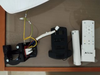 Ventilador techo con luz ∅ 71 cm Sulion