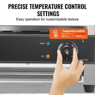 Crepera Eléctrica Profesional VEVOR 3000W