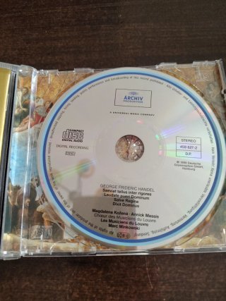 Handel Dixit Dominus CD Archiv Produktion