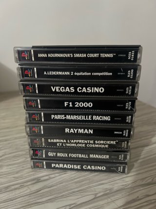 Lote juegos PlayStation 1