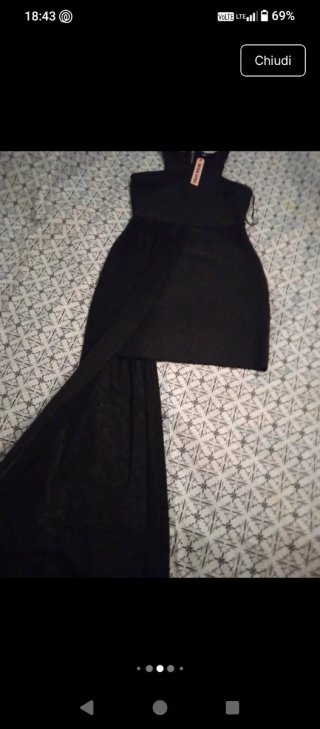 Vestito Tally Weijl nero donna taglia XS