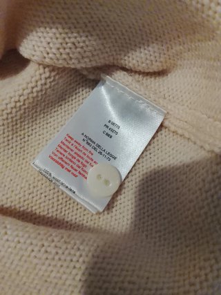 Cardigan Burberry bambina beige