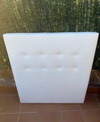 Cabecero Cama individual blanco 106x117cm
