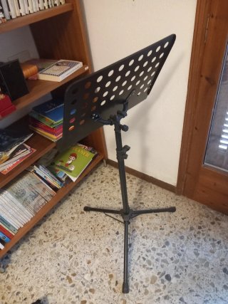 Atril para partituras negro