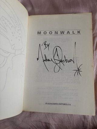 Libro Moonwalk Michael Jackson primera ed 1988