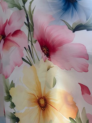 Vestido largo flores S/36