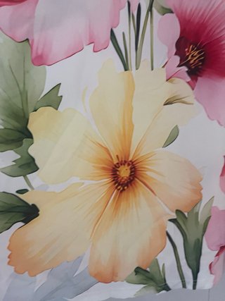 Vestido largo flores S/36