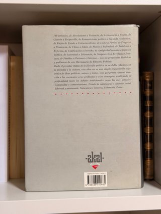 Diccionario Akal de Filosofía Política