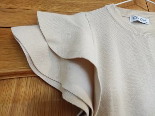 Camiseta de punto Talla M/L Beige