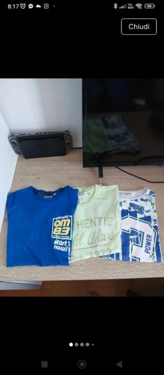 Set 3 T-shirt bambino 11 anni