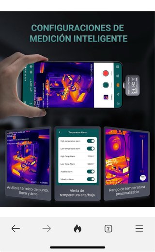 Cámara Térmica TS1 Android 512x384 •NUEVA•