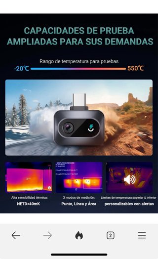 Cámara Térmica TS1 Android 512x384 •NUEVA•