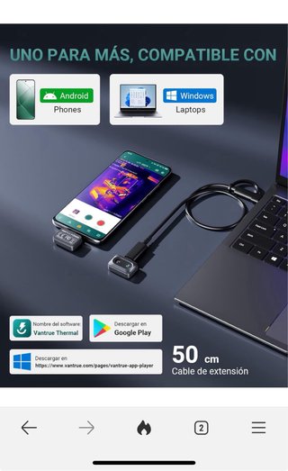 Cámara Térmica TS1 Android 512x384 •NUEVA•