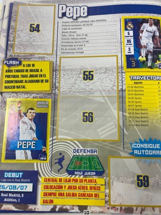 Álbum Cromos Real Madrid 2011-2012 Oficial