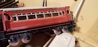 Tren de juguete antiguo Paya